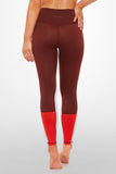 Supersonic Me 7/8 Legging - Burgundy