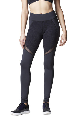 Gavia Legging - Black / Black Croc