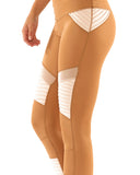 Fever Pitch Moto Legging - Tan