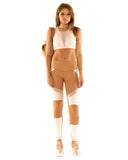 Fever Pitch Moto Legging - Tan