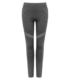 Fever Pitch Moto Legging - Grey Marble