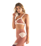 Twist and Turn Bralette - Dusty Pink