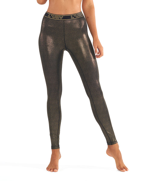 All That Glitters Legging - Gold