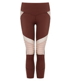 Perfect Days 3/4 Mesh Legging - Rust / Blush