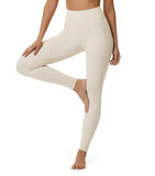 New Begginings Moto Legging  - Creme