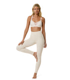 New Begginings Moto Legging  - Creme