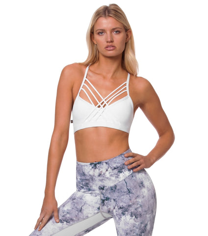 Crashing Waves Bra - White