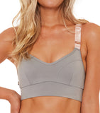 The Last Dance Logo Bra - Dusty Teal