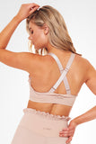 Frill Me Bralette - Blush