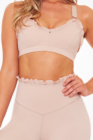 Frill Me Bralette - Blush