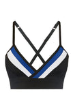 My Squardron Bralette - Black / Blue