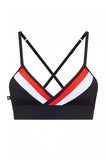 My Squardron Bralette - Black / Red