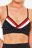 My Squardron Bralette - Black / Red