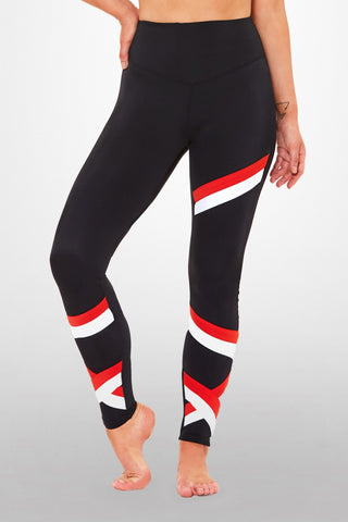 My Squardron Legging - Black / Red