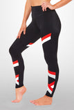 My Squardron Legging - Black / Red