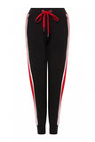 On Target Crop Pant- Black / Red