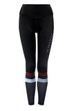 Air Patrol  7/8 Legging - Black / Blue