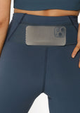 Mesh Phone Pocket Bike Short - Pale Indigo