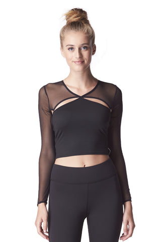 Pistol Crop Top - Black