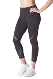 Radiate Crop Legging - Black