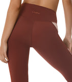 Perfect Days 3/4 Mesh Legging - Rust / Blush