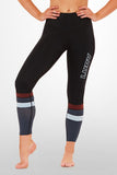 Air Patrol  7/8 Legging - Black / Blue