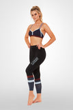 Air Patrol  7/8 Legging - Black / Blue