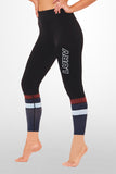 Air Patrol  7/8 Legging - Black / Blue